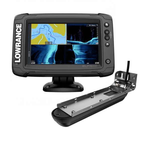 Lowrance ELITE-7 TI2 / ROW AI 3-IN-1 dans le groupe Électronique marine et bateau / Sondeur et GPS l\'adresse Sportfiskeprylar.se (000-14640-001)