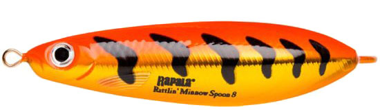 Rapala Minnow Spoon vass 8cm GFRT dans le groupe Leurres / Leurres truite de mer et poissons nageurs l\'adresse Sportfiskeprylar.se (000013700008GFRT)