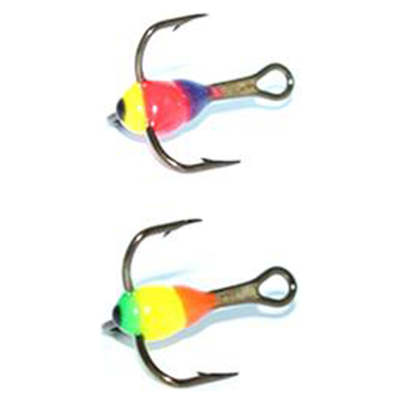 Glow Hook 2-pcs size 12 dans le groupe Hameçons et terminal tackle / Hameçons / Hameçons jigging sous glace l\'adresse Sportfiskeprylar.se (0000607000120005r)