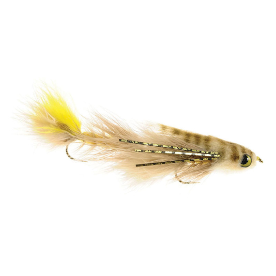 Guideline Double Gonga Tan/Yellow #4/4 dans le groupe Leurres / Mouches / Streamers l\'adresse Sportfiskeprylar.se (107325GL)