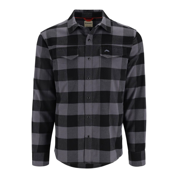 Simms Gallatin Flannel Shirt Slate Buffalo Check Plaid dans le groupe Habits et chaussures / Habits / Chemises l\'adresse Sportfiskeprylar.se (11896-1209-20r)