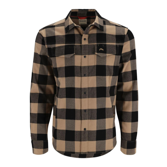 Simms Gallatin Flannel Shirt Cork Buffalo Check Plaid dans le groupe Habits et chaussures / Habits / Chemises l\'adresse Sportfiskeprylar.se (11896-1220-20r)