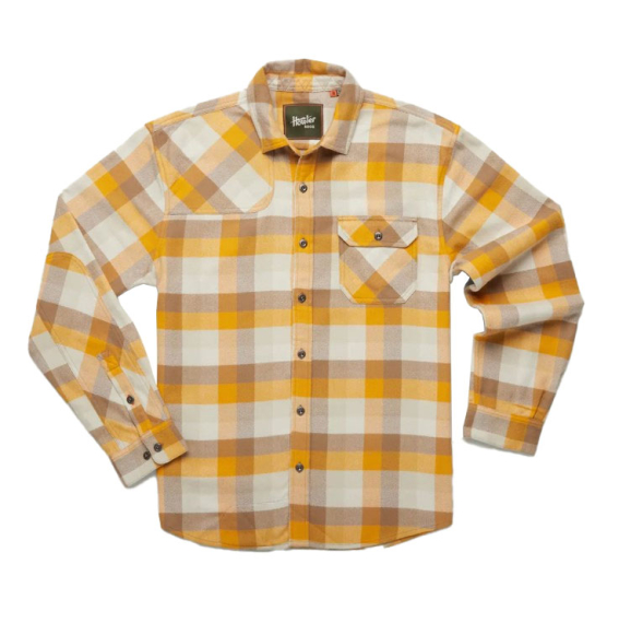 Howler Harkers Flannel Grice Plaid Wheatfield dans le groupe Habits et chaussures / Habits / Chemises l\'adresse Sportfiskeprylar.se (121022F-WHE-Sr)