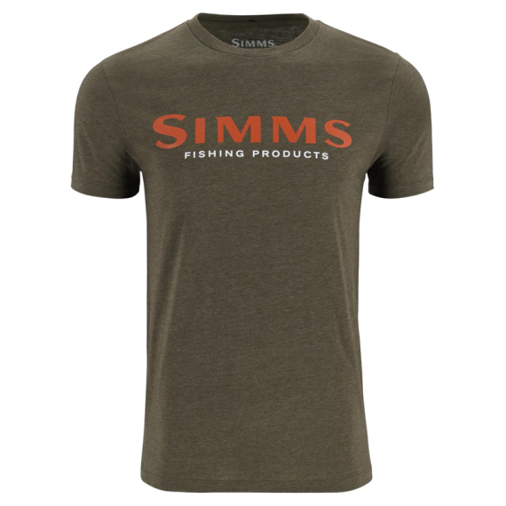 Simms Logo T-Shirt Loden Heather dans le groupe Habits et chaussures / Habits / T-shirts l\'adresse Sportfiskeprylar.se (12803-1274-20r)