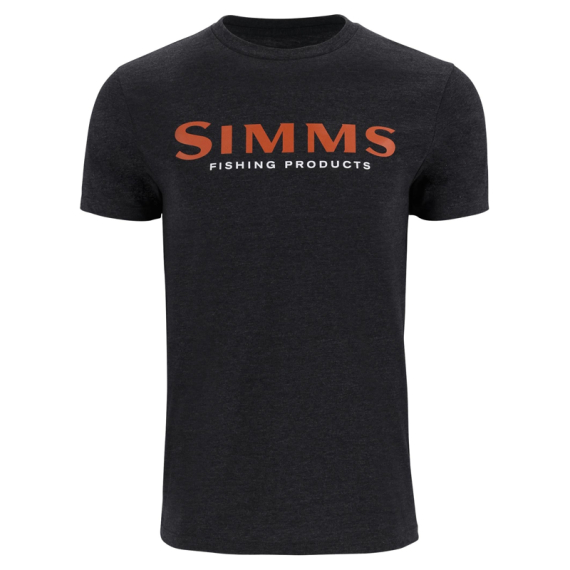 Simms Logo T-Shirt Dark Gunmetal Heather dans le groupe Habits et chaussures / Habits / T-shirts l\'adresse Sportfiskeprylar.se (12803-1293-20r)