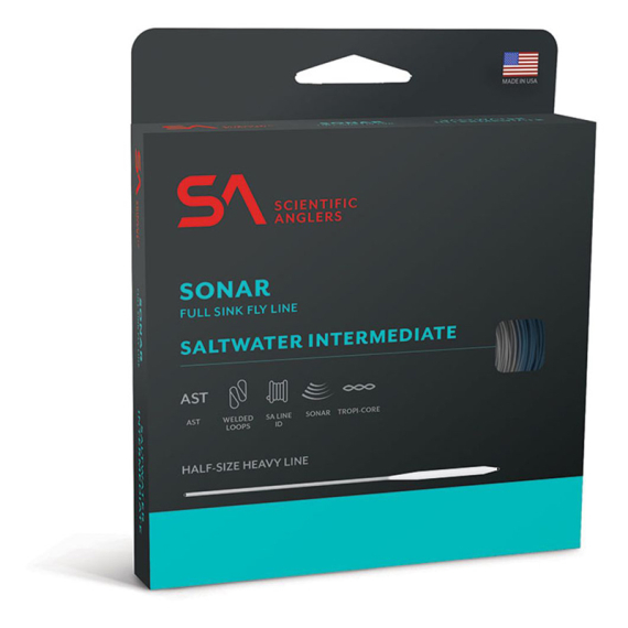 SA Sonar Saltwater Intermediate WF Fly Line dans le groupe Lignes / Soies / Soies une main l\'adresse Sportfiskeprylar.se (132107r)