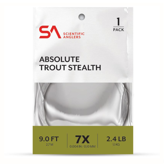 SA Absolute Trout Stealth Leader 9\' dans le groupe Hameçons et terminal tackle / Leaders et Bas de ligne / Bas de ligne préfaits / Queues de rat l\'adresse Sportfiskeprylar.se (134125r)