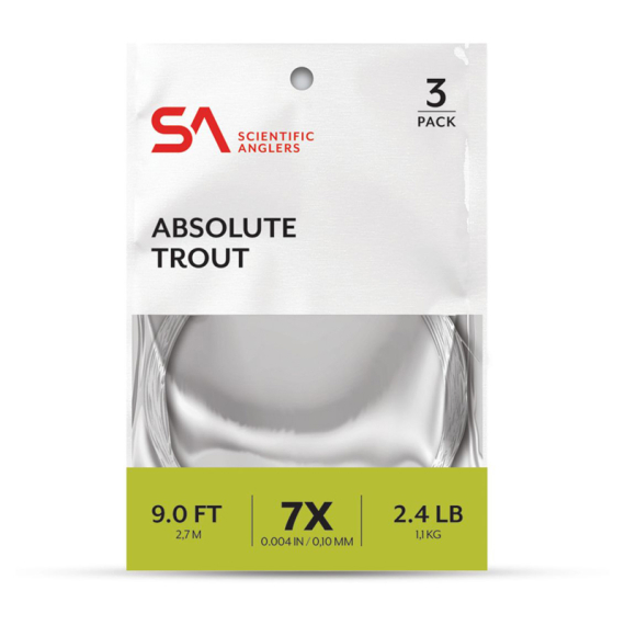 SA Absolute Trout Leader 3-pack 9\' dans le groupe Hameçons et terminal tackle / Leaders et Bas de ligne / Bas de ligne préfaits / Queues de rat l\'adresse Sportfiskeprylar.se (134248r)