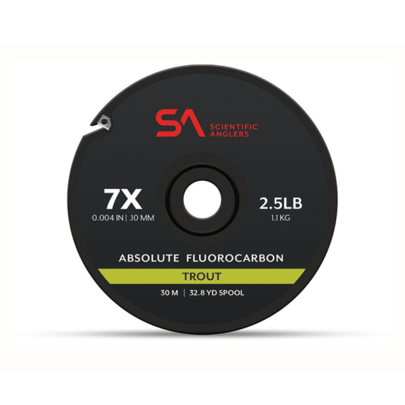 SA Absolute Fluorocarbon Trout Tippet Material dans le groupe Hameçons et terminal tackle / Leaders et Bas de ligne / Bas de ligne / Bas de ligne mouche l\'adresse Sportfiskeprylar.se (135450r)