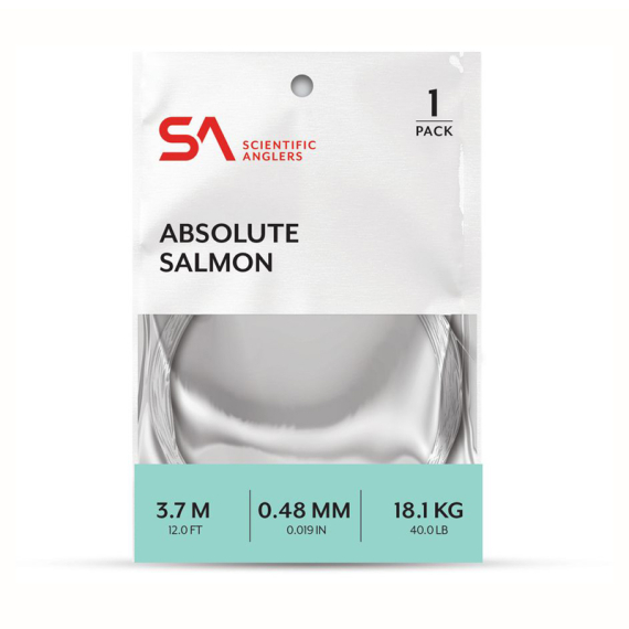 SA Absolute Salmon Leader 12\' dans le groupe Hameçons et terminal tackle / Leaders et Bas de ligne / Bas de ligne préfaits / Queues de rat l\'adresse Sportfiskeprylar.se (138536r)