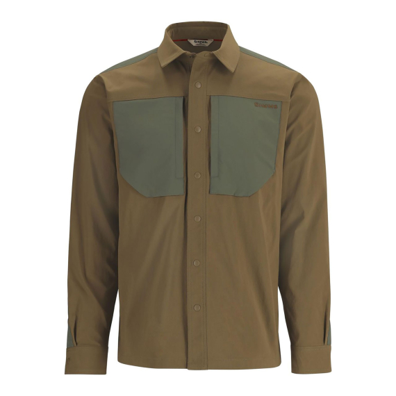 Simms Confluence Shirt Driftwood/Loden dans le groupe Habits et chaussures / Habits / Chemises l\'adresse Sportfiskeprylar.se (14055-1265-20r)