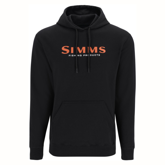 Simms Logo Hoody Black dans le groupe Habits et chaussures / Habits / Sweats / Hoodies l\'adresse Sportfiskeprylar.se (14143-001-20r)