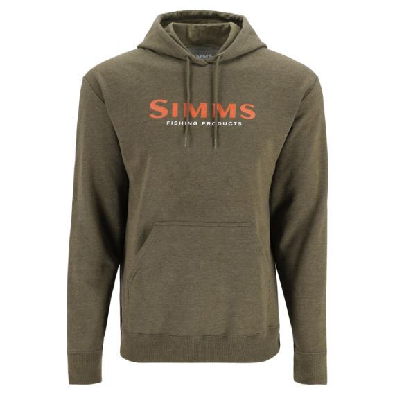 Simms Logo Hoody Military Heather dans le groupe Habits et chaussures / Habits / Sweats / Hoodies l\'adresse Sportfiskeprylar.se (14143-914-20r)