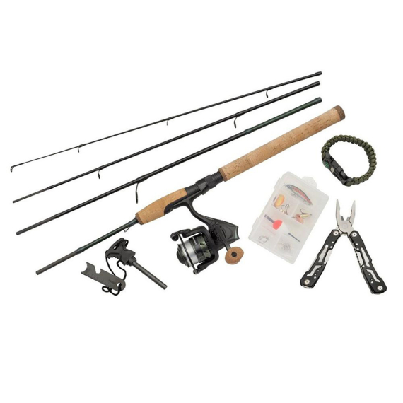 Abu Garcia Diplomat Wilderness Survival 1.98m 3-12g 4Sec / 2000 170/0.20 dans le groupe Kit de pêche / Combos spinning / Ensemble Spinning Perche l\'adresse Sportfiskeprylar.se (1612526)