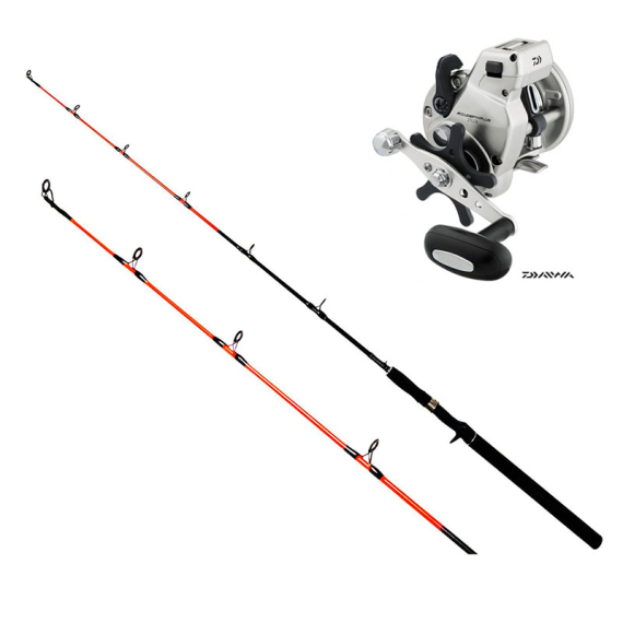 Daiwa Accudepth Plus 47LCBL (Left hand)/Maxximus Predator Ice Medium 140cm dans le groupe Techniques de pêche / Pêche sous la glace / Combos de Pêche sous la glace / Kits pêche sous glace l\'adresse Sportfiskeprylar.se (199231ICE-set)