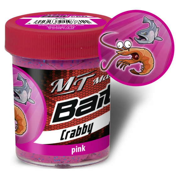 Magic Trout Trout Bait Taste Crabby 50g - Pink dans le groupe Leurres / Bouillettes, esches et amorce / Pâte à truite l\'adresse Sportfiskeprylar.se (22-3988012)