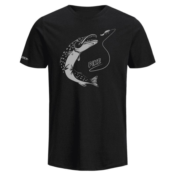 Fladen T-Shirt Fighting Pike Black dans le groupe Habits et chaussures / Habits / T-shirts l\'adresse Sportfiskeprylar.se (22-651-Mr)