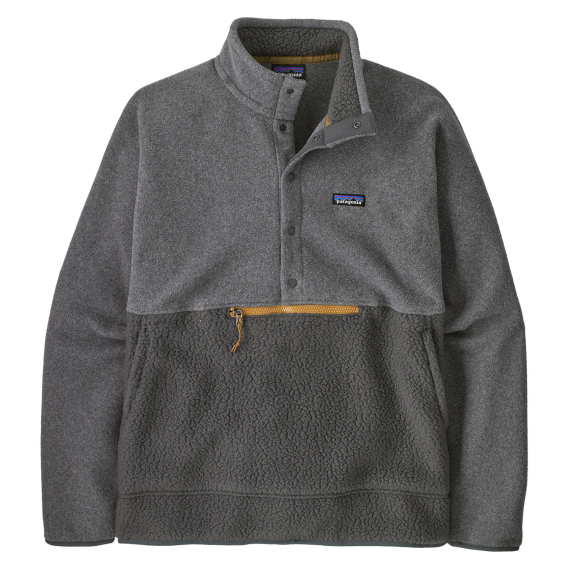 Patagonia M\'s Retro Pile 1/2 Snap P/O, Forge Grey dans le groupe Outlet l\'adresse Sportfiskeprylar.se (23205-FGE-Sr)