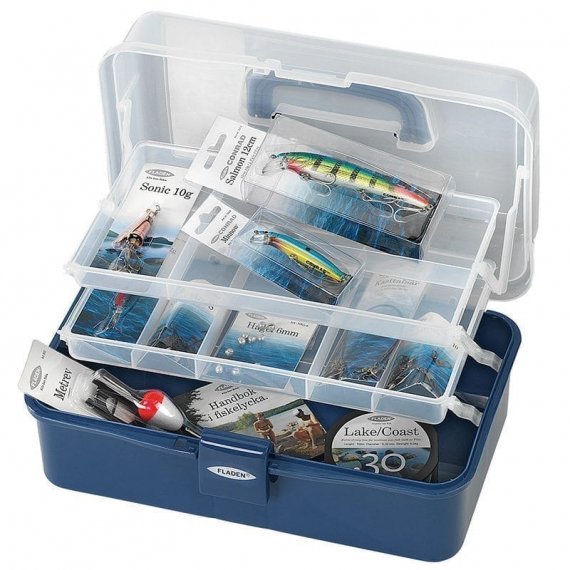 Fladen Fishing Box Two Stories 33X20X15cm for Lakes & Lighter Coastfishing dans le groupe Leurres / Kits leurres / kits leurres truite et arc-en-ciel l\'adresse Sportfiskeprylar.se (2555)