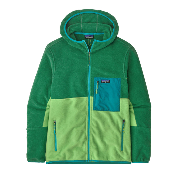 Patagonia M\'s Microdini Hoody Glisten Green dans le groupe Habits et chaussures / Habits / Sweats / Pulls polaire l\'adresse Sportfiskeprylar.se (26210-GLTN-Sr)