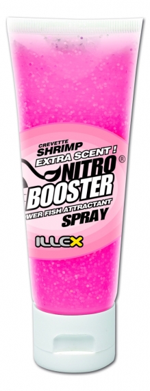 ILLEX NITRO BOOSTER SHRIMP CREAM PINK 75ML dans le groupe Leurres / Bouillettes, esches et amorce / Liquides et additifs l\'adresse Sportfiskeprylar.se (29-07310)