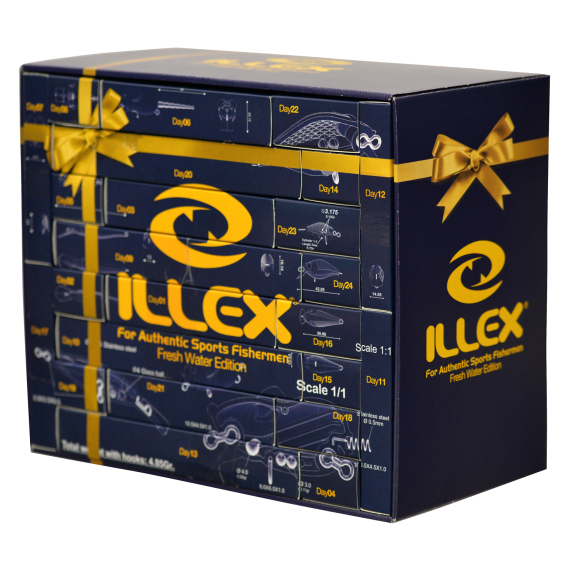 Illex Advent Calendar Fresh Water 2024 dans le groupe Autre / Cadeaux Et Conseils Cadeaux / Calendrier de l\'Avent l\'adresse Sportfiskeprylar.se (29-48731)