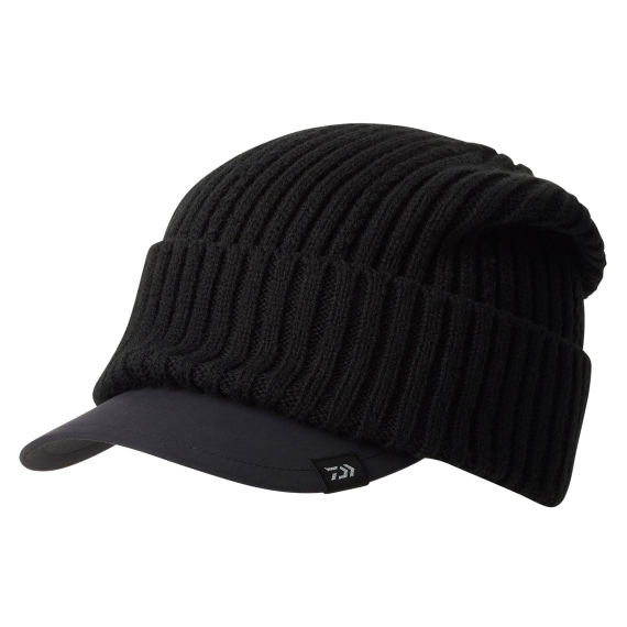 Daiwa Knit Cap With Brim - Black dans le groupe Habits et chaussures / Casquettes et chapeaux / Casquettes l\'adresse Sportfiskeprylar.se (32-223231)