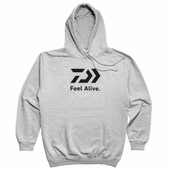 Daiwa D-Vec Feel Alive Hoodie Grey dans le groupe Habits et chaussures / Habits / Sweats / Hoodies l\'adresse Sportfiskeprylar.se (32-223565r)