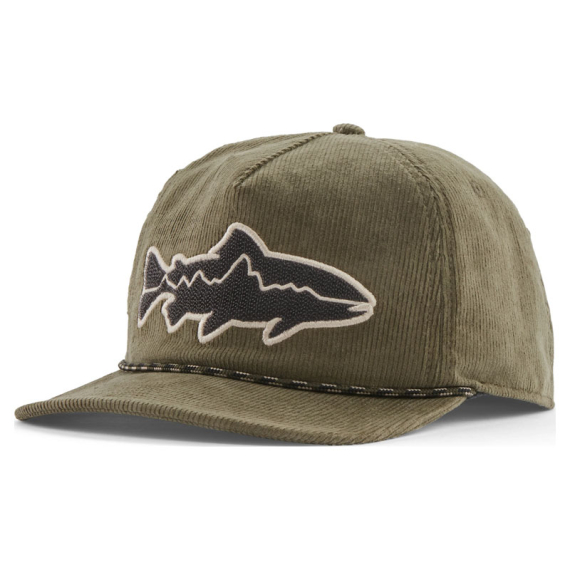 Patagonia Fly Catcher Hat Fitz Roy Trout: Basin Green dans le groupe Habits et chaussures / Casquettes et chapeaux / Casquettes / Casquettes trucker l\'adresse Sportfiskeprylar.se (33475-FTGR-ALL)