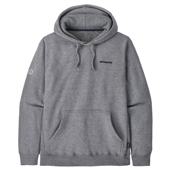 Patagonia Fitz Roy Icon Uprisal Hoody Gravel Heather dans le groupe Habits et chaussures / Habits / Sweats / Hoodies l\'adresse Sportfiskeprylar.se (39666-GLH-Sr)