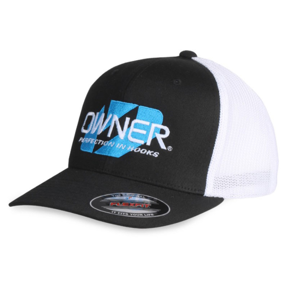 Owner Cap Flexfit Trucker - Black / White dans le groupe Habits et chaussures / Casquettes et chapeaux / Casquettes / Casquettes Flexfit l\'adresse Sportfiskeprylar.se (44-5900-040)