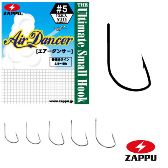 Zappu Air Dancer 1 (10-pcs) dans le groupe Hameçons et terminal tackle / Hameçons / Hameçons dropshot l\'adresse Sportfiskeprylar.se (4528474700951)