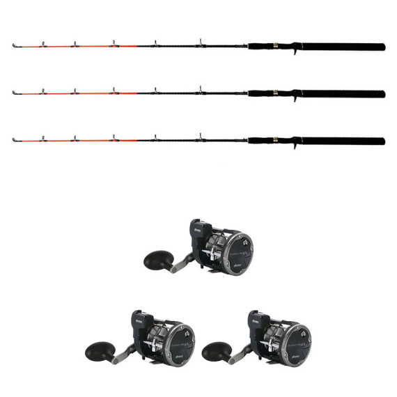 Okuma Classic Linecounter XPD- 30DLXA/Maxximus Predator Ice Medium Combo Vänster 3-Pack dans le groupe Techniques de pêche / Pêche sous la glace / Combos de Pêche sous la glace / Kits pêche sous glace l\'adresse Sportfiskeprylar.se (49694ICEMAXI3pcs-SET)