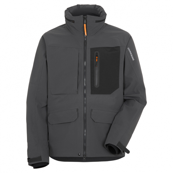 Didrikson Fractus USX Jacket 2, Coal Black dans le groupe Habits et chaussures / Habits / Vestes / Vestes de pluie l\'adresse Sportfiskeprylar.se (504138108005r)