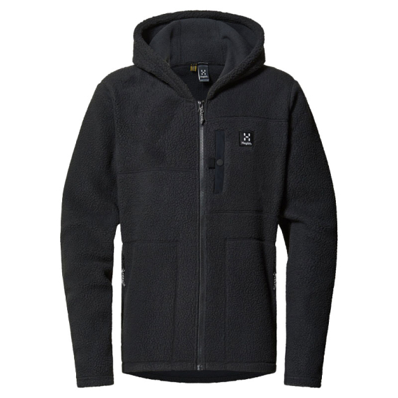 Haglöfs Malung Pile Hood Men True Black dans le groupe Habits et chaussures / Habits / Vestes / Vestes polaire l\'adresse Sportfiskeprylar.se (6069582C5020r)