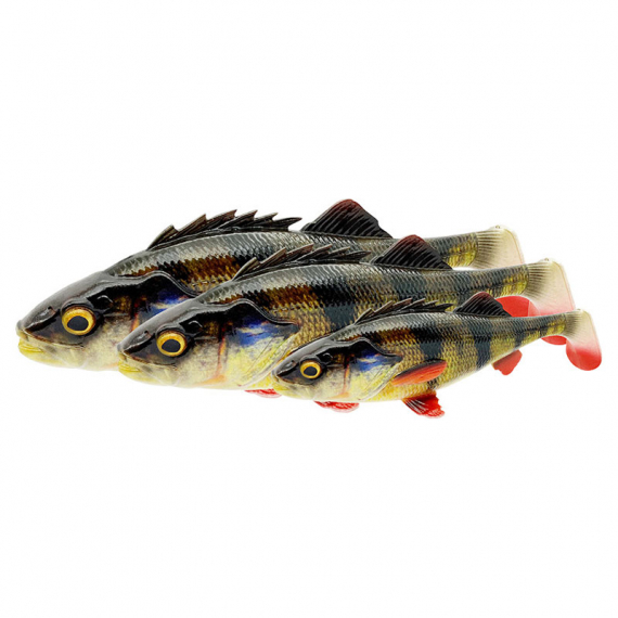 Savage Gear 4D Perch Shad (Bulk) dans le groupe Leurres / Leurres souples / Leurres souples brochet l\'adresse Sportfiskeprylar.se (73956r)