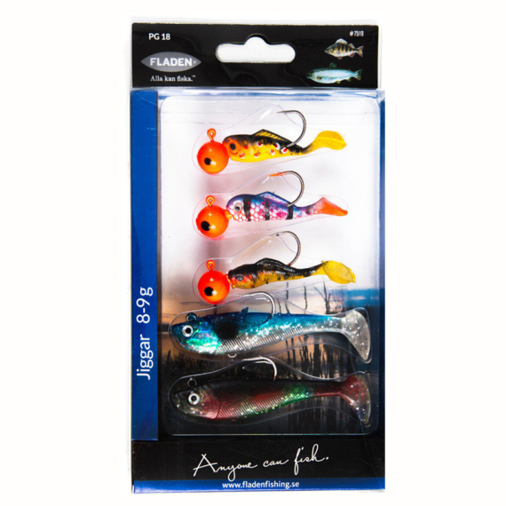 Fladen Perch-Salmonids 5pcs dans le groupe Leurres / Kits leurres / kits leurres truite et arc-en-ciel l\'adresse Sportfiskeprylar.se (7519)