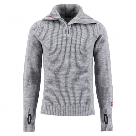 Ulvang Rav Sweater w/zip Grey Melange dans le groupe Habits et chaussures / Habits / Vêtements chauds et sous vêtements / Sous-vêtements hauts l\'adresse Sportfiskeprylar.se (77005-11200r)