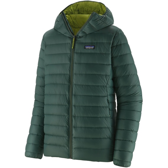 Patagonia Down Sweater Hoody Pinyon Green dans le groupe Habits et chaussures / Habits / Vestes l\'adresse Sportfiskeprylar.se (84702-PIGN-Lr)