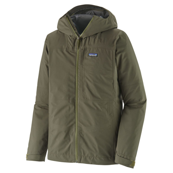 Patagonia M\'s Boulder Fork Rain Jacket Basin Green dans le groupe Habits et chaussures / Habits / Vestes / Vestes de pluie l\'adresse Sportfiskeprylar.se (85140-BSNG-Sr)