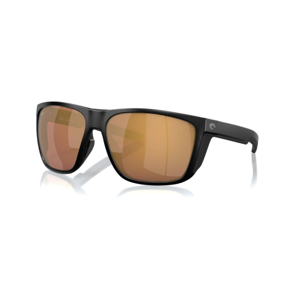 Costa Ferg XL Matte Black - Gold Mirror 580G dans le groupe Habits et chaussures / Lunettes / Lunettes polarisantes l\'adresse Sportfiskeprylar.se (90121362)