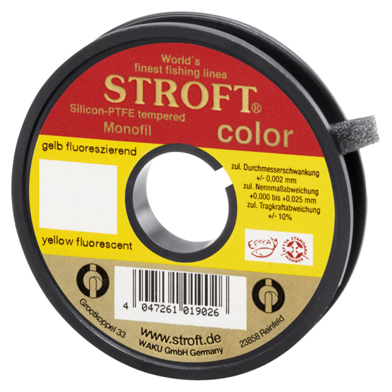 Stroft Fluor Yellow 25m dans le groupe Lignes / Lignes jigging sous glace l\'adresse Sportfiskeprylar.se (9013r)