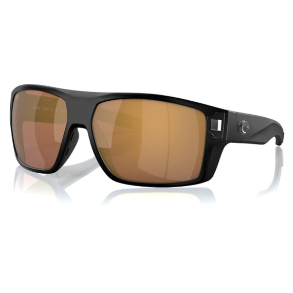 Costa Diego Matte Black - Gold Mirror 580G dans le groupe Habits et chaussures / Lunettes / Lunettes polarisantes l\'adresse Sportfiskeprylar.se (90343262)