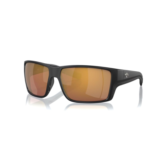 Costa Reefton Pro Matte Black - Gold Mirror 580G dans le groupe Habits et chaussures / Lunettes / Lunettes polarisantes l\'adresse Sportfiskeprylar.se (90801463)