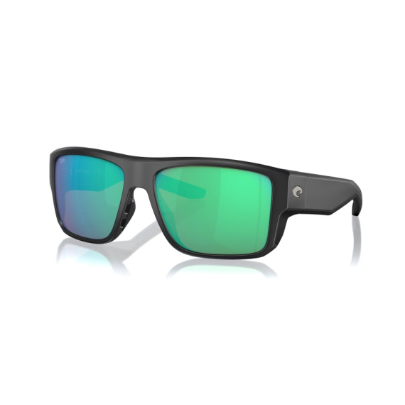 Costa Taxman Matte Black - Green Mirror 580G dans le groupe Habits et chaussures / Lunettes / Lunettes polarisantes l\'adresse Sportfiskeprylar.se (91160259)