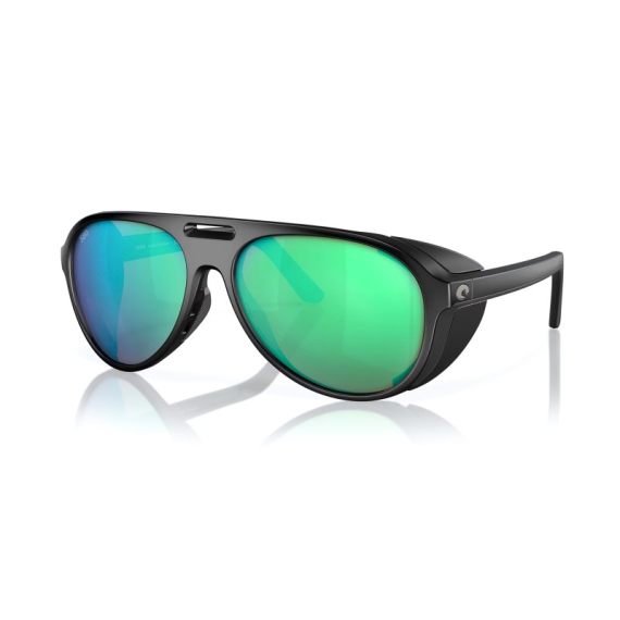 Costa Grand Catalina Matte Black - Green Mirror 580G dans le groupe Habits et chaussures / Lunettes / Lunettes polarisantes l\'adresse Sportfiskeprylar.se (91170259)