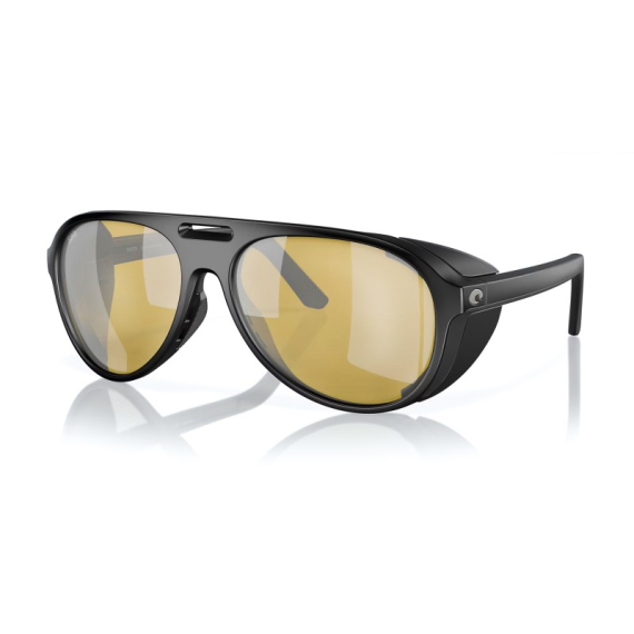 Costa Grand Catalina Matte Black - Sunrise Silver Mirror580G dans le groupe Habits et chaussures / Lunettes / Lunettes polarisantes l\'adresse Sportfiskeprylar.se (91170459)