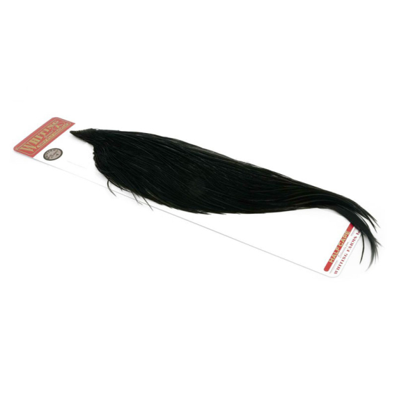 Whiting Bronze 1/2 Dry Fly Hackle Dyed Black dans le groupe Hameçons et terminal tackle / Fabrication mouche / Matériel fabrication mouche / Plumes et capes / Hackle l\'adresse Sportfiskeprylar.se (91341008)