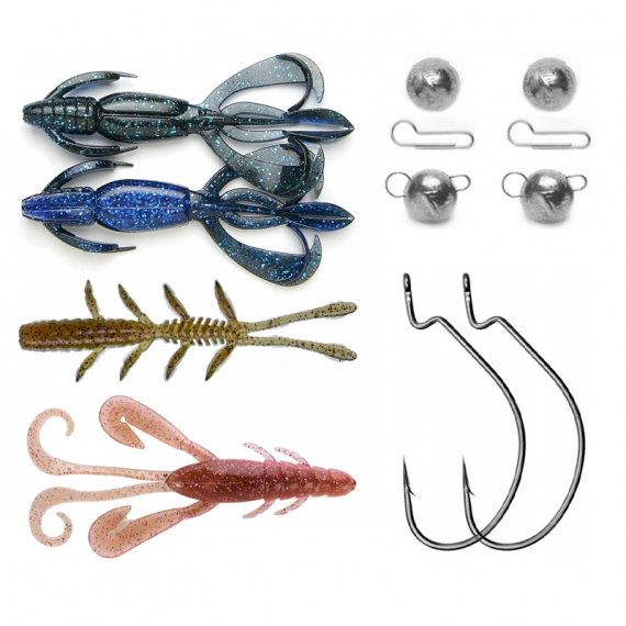 Creature Bait Bundle - Abborre dans le groupe Leurre de la peche / Kits leurres l\'adresse Sportfiskeprylar.se (ABBORRKIT2)