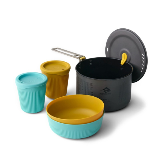 Sea To Summit Frontier UL One Pot Cook Set 2L, 5pcs dans le groupe Loisirs en plein air / Cuisines camping et ustensiles / Casseroles et ppoêles / Casserole l\'adresse Sportfiskeprylar.se (ACK027031-122102)